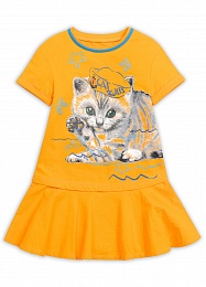 Платье для девочек (GFDT3049/1) Pelican - цвет Оранжевый