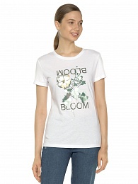 Джемпер (модель "футболка") женская (DFT6864) Pelican - цвет Белый